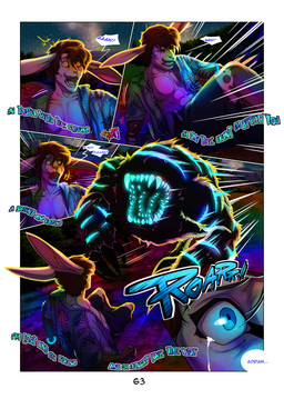 aloha_shirt anthro bioluminescence biped bodily_fluids bottomwear clothed clothing crying dialogue duo emanata fur glowing hair long_ears male muscular muscular_anthro muscular_male music nipples open_mouth outside pattern_clothing pattern_shirt pattern_topwear plant scared shirt speech_bubble tears teeth text tongue topwear tree white_body white_fur chat_noir_(artist) mythology letho_donovan cryptid lagomorph leporid mammal monster rabbit comic digital_media_(artwork) english_text hi_res