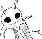 ambiguous_gender antennae_(anatomy) black_eyes black_text dialogue ellipsis simple_background solo sound_effects text white_background wounded skeletorskeletonized hollow_knight team_cherry bretta_(hollow_knight) arthropod beetle insect 2020 black_and_white comic digital_media_(artwork) end_page english_text monochrome female_(lore)