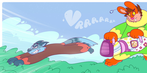 3_toes anthro barefoot blue_body blue_fur cleaning_tool clothed clothing easter_egg egg egg_bulge egg_encasement feet fingers fully_inside fur hair holidays inside male red_body simple_background size_difference suction tail teeth tight_fit toes topwear trapped vacuum_cleaner vacuum_vore vore kazjester easter canid canine canis lagomorph leporid mammal rabbit wolf digital_media_(artwork) hi_res