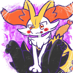 :3 ambiguous_anthro ambiguous_gender anthro biped blush blush_stickers digitigrade dipstick_tail food front_view hands_between_legs looking_at_viewer markings object_in_tail shrimp_(food) simple_background sitting snout solo tail tail_markings tongue tongue_out annyui0611 nintendo pokemon braixen canid generation_6_pokemon mammal pokemon_(species) 1:1 2025 digital_drawing_(artwork) digital_media_(artwork) full-length_portrait hi_res japanese_description portrait translated_description