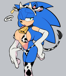 animal_print animal_print_bikini animal_print_thigh_highs anthro armwear bikini bikini_bulge breasts clothing cow_print cow_print_bikini cow_print_thigh_highs cowbell crossgender elbow_gloves fake_cow_ears fake_cow_horns fake_cow_tail fake_ears fake_horns fake_tail gloves gynomorph handwear intersex legwear looking_at_viewer mtg_crossgender mti_crossgender one_eye_closed pattern_bikini pattern_clothing pattern_legwear pattern_swimwear pattern_thigh_highs solo swimwear tail tail_tuft thigh_highs tuft two-piece_swimsuit shaddycatz sega sonic_the_hedgehog_(series) sonic_the_hedgehog eulipotyphlan hedgehog mammal absurd_res hi_res