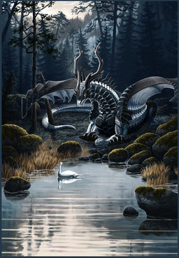 ambiguous_gender anthro avian bird detailed_background dragon forest horn matching minna_sundberg moss nature outside peaceful pond rock scalie scenery swan tree wood yellow_eyes

Rating: Safe
Score: 22
User: Furrys_R_Us
Date: September 09, 2012