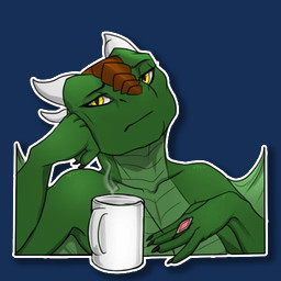 4_horns 5_fingers anthro barely_visible_breasts black_claws bored breasts brown_body brown_scales claws collarbone container countershade_neck countershade_scales countershade_torso countershading cup eyebrows eyelashes female finger_claws fingers front_view green_body green_countershading green_scales head_on_hand horn hot_beverage looking_at_viewer membrane_(anatomy) membranous_wings mouth_closed multi_horn multicolored_body multicolored_scales nude pupils scales scutes simple_background slit_pupils smooth_horn snout solo telegram_sticker transparent_background ventral_scales wavy_horn white_horn wings yellow_eyes jadedragoness mythology arimah dragon mythological_creature mythological_scalie scalie 1:1 2018 alpha_channel bust_portrait digital_media_(artwork) digital_painting_(artwork) painting_(artwork) portrait reaction_image shaded