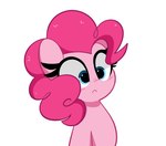 blue_eyes blush curled_hair female feral frown hair pink_body pink_hair poofy_hair simple_background solo white_background kittyrosie friendship_is_magic hasbro my_little_pony pinkie_pie_(mlp) earth_pony equid equine horse mammal pony 2021 absurd_res hi_res