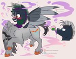 feral potion solo transformation wings liechi hasbro my_little_pony mythology fan_character equid equine horse mammal mythological_creature mythological_equine pegasus pony hi_res