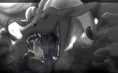 bodily_fluids breath claws feral first_person_view horn imminent_vore male saliva solo throat tongue nolow mythology illia dragon mythological_creature mythological_scalie scalie 2025 hi_res