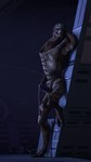 blue_eyes bodily_fluids cum erection genital_fluids genitals male masturbation penile penile_masturbation penis solo rooking stormrider bioware electronic_arts mass_effect garrus_vakarian alien turian 3d_(artwork) 9:16 digital_media_(artwork) hi_res