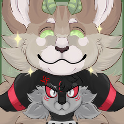 anthro cheek_tuft collar duo facial_tuft fluffy fusion grumpy leaf male neck_tuft pokemon_fusion smile spikes symmetry tuft airymiller nintendo original_character_do_not_steal pokemon eeveelution generation_1_pokemon generation_2_pokemon generation_4_pokemon leafeon pokemon_(species) snorlax umbreon 1:1 hi_res