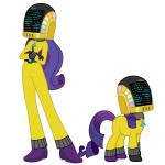 armor clothing costume disc_jockey duo female feral hair headgear helmet purple_hair simple_background transparent_background tiredbrony daft_punk equestria_girls friendship_is_magic hasbro my_little_pony rarity_(eg) rarity_(mlp) equid human mammal 1:1 2014 alpha_channel animated short_playtime