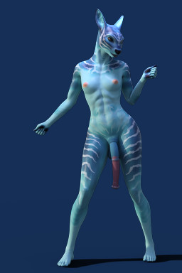 5_fingers 5_toes abs animal_genitalia animal_penis anthro areola athletic athletic_gynomorph athletic_intersex balls black_nose blue_balls blue_body blue_breasts blue_eyes blue_fingernails blue_fur blue_nails blue_penis blue_toenails breasts colored_nails contrapposto equine_genitalia equine_penis eyelashes facial_markings feet fingernails fingers flaccid flared_penis fur genitals glistening glistening_genitalia glistening_penis gynomorph head_markings head_turned humanoid_feet intersex markings medial_ring multicolored_penis nails nipples nude open_mouth penis pink_areola pink_nipples pink_penis plantigrade pose simple_background small_breasts solo standing striped_arms striped_body striped_face striped_fur striped_legs stripes thick_eyelashes toenails toes two_tone_penis white_stripes wide_stance earthclan3d blu_(earthclan) hybrid 2:3 3d_(artwork) alpha_channel digital_media_(artwork) hi_res
