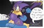 anal anal_orgasm anal_penetration animal_genitalia anthro anthro_penetrated anthrofied arm_grab ball_size_difference balls balls_deep balls_touching belly blade blush bodily_fluids breath chair_position clenched_teeth disembodied_hand dominant dominant_male dripping_heart drooling duo ejaculation erect_tail faceless_character faceless_male from_behind_position fucked_silly genitals grabbing_from_behind green_eyes hands-free kerchief kerchief_only larger_male male male/male male_anthro male_focus male_on_bottom male_on_top male_penetrated male_penetrating male_penetrating_male mostly_nude navel neckerchief neckerchief_only neckwear offscreen_character on_bottom on_top orange_eyelids orange_kerchief orange_neckerchief orgasm penetration penile penile_penetration penis penis_in_ass penis_tip rough_sex saliva sex sheath size_difference smaller_male smaller_penetrated solo_focus speech_bubble stuttering tail tail_blade tail_grab teeth text weapon_tail chaokocartoons nintendo pokemon felid feline generation_5_pokemon mammal pokemon_(species) purrloin sawk 2023 absurd_res english_text hi_res