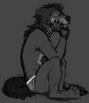 briefs canine collar cubi facial_piercing male mammal monochrome nose_piercing piercing solo topless underwear were werewolf
Rating: Safe
Score: 3
User: confused
Date: March 15, 2013