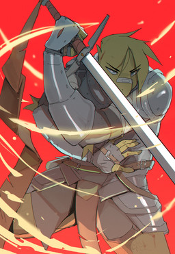 action_pose ambiguous_gender anthro armor band-aid band-aid_on_beak bandage beak biped blood bodily_fluids clothed clothed_anthro clothing eye_through_hair eyebrow_through_hair eyebrows hair melee_weapon pose red_background simple_background solo sword translucent translucent_hair weapon wounded yellow_body notglacier noah_(notglacier) avian dinosaur hybrid prehistoric_species reptile scalie 2020 absurd_res digital_drawing_(artwork) digital_media_(artwork) english_description hi_res portrait three-quarter_portrait