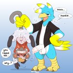 after_sex anthro bodily_fluids bottomless clothed clothing cum cum_in_ass cum_inside dialogue duo forced genital_fluids hat headgear headwear holding_by_tail jacket male male/male rape satisfied sex shirt size_difference tears topwear upside_down miau animal_crossing nintendo niko_(animal_crossing) taylor_vee avian bird haplorhine mammal monkey primate 1:1 hi_res