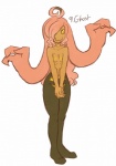 breasts fangs female hair hair_hand nipples noseless pink_hair pokemorph prehensile_hair simple_background solo teeth white_background blink_(artist) nintendo pokemon generation_6_pokemon gourgeist humanoid pokemon_(species) digital_drawing_(artwork) digital_media_(artwork)