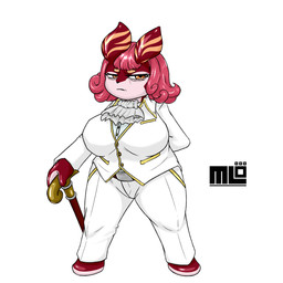 anthro big_breasts breasts clothed clothing exercise female hair mature_female pink_hair red_body simple_background solo white_background white_clothing mi_lan genshin_impact mihoyo melusine_(genshin_impact) 1:1 hi_res