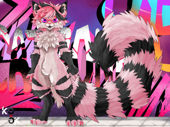 claws feral fluffy fluffy_tail hair male pawpads pink_pawpads short_hair slim solo tail tall whiskers young kothony(koxok) mattnorosiers domestic_cat felid feline felis mammal tabby_cat 4:3 hi_res