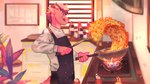 apron black_apron black_clothing clothing cooking fried_rice fur licking licking_lips male pink_body pink_fur slim_anthro slim_male solo tongue tongue_out hemuchang european_mythology mythology dragon furred_dragon furred_scalie mythological_creature mythological_scalie scalie western_dragon 16:9 2022 4k absurd_res hi_res widescreen