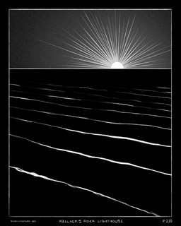 black_background black_border border horizon light light_beam sea simple_background sun sunbeam sunlight sunrise water wave zero_pictured sharkinthepark 2025 4:5 absurd_res comic greyscale hi_res monochrome