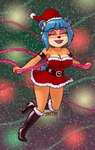 anthro boots clothing dress female footwear fur holidays shoes smile solo zaboom activision christmas crash_bandicoot_(series) crash_team_racing_(series) crash_team_racing_nitro-fueled megumi_bandicoot bandicoot mammal marsupial 2020