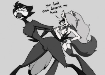 age_difference anal anal_penetration arm_pull ball_gag bodily_fluids breasts claws dialogue dildo dominant dominant_female duo female female_penetrating female_penetrating_male fluffy fluffy_tail from_behind_position fur gag grey_body grey_fur grey_hair hair interspecies looking_pleasured male male/female male_penetrated mature_male object_in_ass older_male pegging penetration prison_guard_position saliva sex sex_toy sex_toy_in_ass sex_toy_insertion strapon strapon_in_ass submissive submissive_male tail text thick_thighs tongue tongue_out toying_partner white_body white_fur younger_female oilpillz hellaverse helluva_boss mythology loona_(helluva_boss) stolas_(helluva_boss) avian bird canid canid_demon canine demon hellhound mammal mythological_canine mythological_creature owl absurd_res english_text hi_res