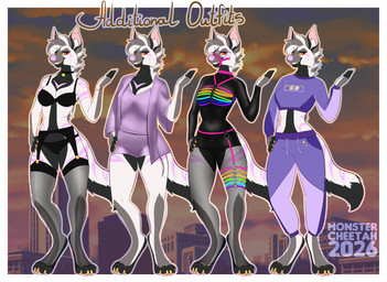 anthro biped bottomwear bra breasts claws clothed clothed_anthro clothed_female clothing feet female fingers front_view fully_clothed fully_clothed_anthro fully_clothed_female fur hair looking_at_viewer markings navel panties smile solo standing striped_body striped_fur striped_markings striped_tail stripes tail tail_markings teeth toes topwear underwear monstercheetah yeenna_(monstercheetah) hyena mammal hi_res