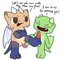 2_horns 3_toes anthro big_penis blue_arms blue_feet blue_legs blue_tail claws duo feet foot_fetish foot_on_penis foot_play footjob genitals glans green_arms green_body green_ears green_feet green_legs green_tail head_horn horn humanoid_genitalia humanoid_penis light_horn light_wings male monotone_horn multicolored_body multicolored_penis on_one_leg penile penis pink_glans pink_penis plantigrade sex smooth_horn speech_marker standing tail tapering_penis text toes two_tone_penis wing_claws wings yellow_body nomani_int32 european_mythology mythology nomani_(nomani_int32) wasabi_(nomani_int32) dragon mythological_creature mythological_scalie scalie western_dragon wyvern 1:1 english_text brother_(lore) brothers_(lore) incest_(lore) sibling_(lore)