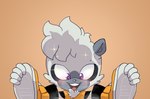 anthro blush chest_tuft clothing female footwear open_mouth purple_eyes shoes solo tuft colono idw_publishing sega sonic_the_hedgehog_(comics) sonic_the_hedgehog_(idw) sonic_the_hedgehog_(series) tangle_the_lemur lemur mammal primate strepsirrhine