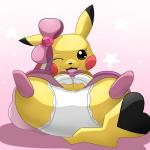 bow_(feature) butt cleft_tail clothed clothed_feral clothing cosplay_pikachu_(costume) female feral frilly frilly_clothing frilly_panties frilly_underwear heart_tail looking_at_viewer panties presenting simple_background smile solo spread_legs spreading tail tongue underwear wafflefox nintendo pokemon cosplay_pikachu_(character) pikachu_pop_star generation_1_pokemon mammal pikachu pokemon_(species) 1:1 2015 digital_media_(artwork)