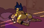 animal_crossing animated ankha_(animal_crossing) anthro bodily_fluids cowgirl_position cum cum_inside digital_media_(artwork) duo female from_front_position genital_fluids male male/female nintendo on_bottom on_top pixel_(artwork) pixel_animation pixelpanzone sex villager_(animal_crossing)