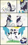 5:8 comic dialogue drawing english_text female hi_res king_chulapa male male/female open_mouth sergal sitting tail tail_tuft text tuft unknown_artist victoria_(sergal)