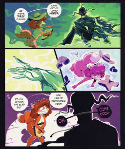 anthro blush blush_lines boots bottomwear breasts butt cleavage clenched_teeth clothed clothing covering covering_self dialogue duo embarrassed female footwear forced forced_exposure forced_undressing fur hair hat headgear headwear levitation magic_undressing male nude nude_female open_mouth panties shirt shoes shorts speech_bubble tail teeth text topwear underwear undressing edtropolis cartoon_network courage_the_cowardly_dog flora_(kabula) king_ramses_(courage_the_cowardly_dog) canid canine fox mammal spirit 2025 comic english_text hi_res signature