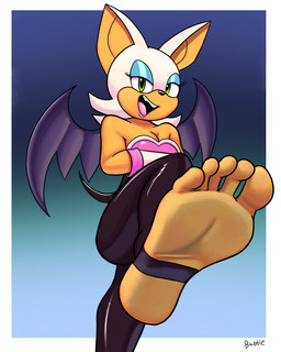 anthro barefoot bat_wings feet female foot_focus membrane_(anatomy) membranous_wings open_mouth soles solo stirrup_legwear toes wings detectivebubble sega sonic_the_hedgehog_(series) rouge_the_bat bat mammal absurd_res hi_res
