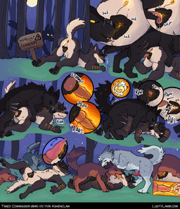 after_vaginal aggressive_fertilization andromorph andromorph/male andromorph_anthro andromorph_on_feral andromorph_penetrated animal_genitalia animal_penis animal_vulva anthro anthro_on_feral anthro_penetrated anus balls bestiality bestiality_impregnation bestiality_kiss bite black_body black_fur black_hair black_nose black_pawpads bodily_fluids butt canine_genitalia canine_penis canine_vulva cervical_contact cervix cum cum_in_uterus cum_in_vagina cum_inside cunnilingus doggystyle erection female feral feral_penetrating feral_penetrating_anthro forest from_behind_position from_front_position fur genital_fluids genitals glowing glowing_anus glowing_genitalia glowing_insides glowing_vulva grey_body grey_fur group hair impregnation internal internal_vaginal intersex intersex/male intersex_anthro intersex_on_feral intersex_penetrated intraspecies intraspecies_bestiality knot knot_root knotted_penis knotting leg_scar lying male male_feral male_penetrating male_penetrating_andromorph male_penetrating_intersex mating_grip missionary_position neck_bite nude_andromorph nude_anthro on_back oral orange_anus orange_insides ovum ovum_bite ovum_with_heart pawpads penetration penile penile_penetration penis plant presenting presenting_hindquarters quadruped raised_tail scar seductive sex sperm_attacking_egg sperm_cell sperm_cell_with_face sperm_dominating_ovum spread_legs spreading tail text tree uterus vaginal vaginal_knotting vaginal_penetration vulva conditional_dnp lustylamb mythology ashenclaw canid canine canis dragon hybrid mammal mythological_canine mythological_creature mythological_scalie scalie werecanid werecanine werecreature werewolf wolf absurd_res comic english_text hi_res sequence