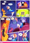 adventure_time cartoon_network clothed clothing comic doxy duo elemental_creature english_text female fionna_the_human fire fire_creature flame_princess hair hi_res human humanoid mammal not_furry princess red_hair royalty text