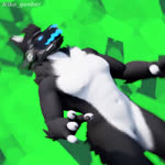 anthro machine male music simple_background singing solo unknown_artist ghostlyshark_(modeler) canid mammal papagen protogen 3d_(artwork) 3d_animation animated blender_(artwork) digital_media_(artwork) short_playtime sound webm