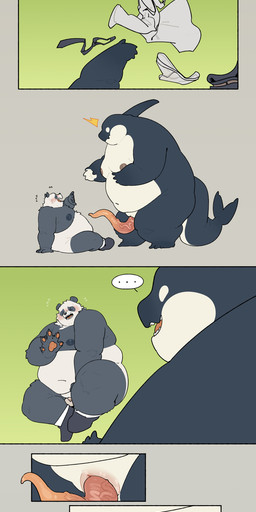 4_fingers 4_toes 5_fingers ^_^ animal_genitalia anthro anthro_on_anthro anus areola balls becoming_flaccid belly big_areola big_belly big_fin big_moobs big_nipples big_penis big_tail black_areola black_body black_clothing black_ears black_fin black_footwear black_fur black_nipples black_nose black_shoes black_skin black_tail blush brown_areola brown_nipples clothing darkened_areola darkened_balls darkened_genitalia darkened_nipples darkened_penis dot_eyes duo ellipsis emanata erection eyes_closed feet fin fingers fish_tail flaccid footwear footwear_only foreskin fur genital_slit genitals glistening glistening_areola glistening_genitalia glistening_nipples glistening_penis grey_balls grey_penis huge_belly huge_moobs huge_penis huge_tail humanoid_genitalia humanoid_hands humanoid_penis iconography imminent_anal imminent_sex imminent_slit_penetration inverted_nipples inviting larger_anthro larger_male long_penis long_tail male male/male moobs mostly_nude multicolored_body multicolored_fur multicolored_skin navel nervous nipples open_mouth open_smile overweight overweight_anthro overweight_male pawpads penis penis_size_difference pink_anus pink_genital_slit pink_pawpads pink_penis prehensile_penis puffy_areola requesting scared sex_request shocked shoes short_tail shy simple_background simple_eyes sitting size_difference small_balls small_penis smaller_anthro smaller_male smile snout socks speech_bubble spread_legs spreading standing tail tail_anus tapering_penis toes two_tone_body two_tone_fur two_tone_skin two_tone_tail undressing_another undressing_self vein veiny_penis white_body white_clothing white_footwear white_fur white_skin white_socks white_tail quanjiang aquatic bear cetacean dolphin giant_panda mammal oceanic_dolphin orca polar_bear toothed_whale ursine 2026 colored comic digital_drawing_(artwork) digital_media_(artwork) hi_res sequence shaded