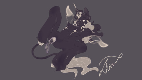 anthro black_body black_fur bodily_fluids carrot carrot_dildo clitoris cosmic_hair crystal dildo dripping ethereal_hair food food_fetish food_insertion food_play fur genital_fluids genitals glowing glowing_body glowing_clitoris glowing_eyes glowing_fingers glowing_fur glowing_genitalia glowing_hoof glowing_horn glowing_mane glowing_nipples glowing_tail glowing_vulva glowing_wings hair horn improvised_dildo improvised_sex_toy intersex leaking male mane nipples nude open_mouth penetration plant presenting presenting_vulva pussy_juice_leaking sex sex_toy sex_toy_insertion simple_background smile solo tail text translucent translucent_wings transparent_dildo transparent_sex_toy vaginal vaginal_fluids vaginal_penetration vegetable vulva wings liliond mythology pearl_glimmer_(liliond) clydesdale draft_horse equid equine horse mammal mythological_creature mythological_equine winged_unicorn 16:9 2026 colored digital_drawing_(artwork) digital_media_(artwork) english_text hi_res monochrome signature widescreen trans_(lore) trans_man_(lore)