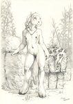 anthro breasts clothing dress female fetlocks hay hooves horseshoe jewelry looking_at_viewer necklace nipples nude outside small_breasts smile solo standing sundress tail unguligrade scale_(artist) equid equine horse mammal 2020 black_and_white full-length_portrait graphite_(artwork) hi_res monochrome portrait traditional_media_(artwork)