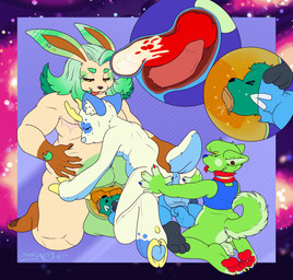 3_toes 4_toes all_the_way_through asphyxiation balls bodily_fluids breath_play butt cum docking ejaculation feet frottage genital_fluids genitals head_in_sheath hooves leaking_precum paws penetration penile penises_touching plushie precum presenting presenting_hindquarters saggy_balls sex slightly_chubby spreading toes urine urine_in_sheath watersports shamrocky nintendo pokemon bosco_(shamrocky) dribble_(shamrocky) nic_(dewott) rocky_(shamrocky) animate_inanimate canid canine deer dewott generation_5_pokemon living_plushie mammal pokemon_(species) absurd_res hi_res trans_(lore)