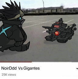 ambiguous_gender anthro biped black_hair blue_eyes clothed clothed_anthro clothing duo glowing glowing_eyes hair looking_at_another photo_background real social_media spiky_hair text vehicle rules1101 kirby_(series) kirby_air_riders nintendo youtube gigantes_(kirby) noir_dedede avian bird penguin robot_anthro 2026 character_name digital_drawing_(artwork) digital_media_(artwork) english_text hi_res meme mixed_media photography_(artwork)