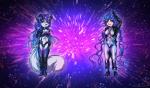 anthro chibi cosplay female happy iris_heart jwp purple_heart space eliana-asato ceri yana_(jwp) human mammal 2017 digital_media_(artwork)