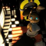 anthro breasts clothed clothing crossgender electronics female glowing glowing_eyes jukebox looking_at_viewer machine partially_clothed side_boob smile solo stare sweater topwear virgin_killer_sweater lylia_faith five_nights_at_freddy's meme_clothing scottgames spring_bonnie_(fnaf) animatronic lagomorph leporid mammal rabbit robot 1:1 3d_(artwork) 3d_animation animated digital_media_(artwork) loop meme short_playtime source_filmmaker_(artwork)