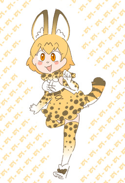 bottomwear clothed clothing female legwear pattern_bottomwear pattern_clothing pattern_legwear pattern_skirt pattern_thigh_highs simple_background skirt solo thigh_highs white_background weeeeps kemono_friends serval-chan animal_humanoid felid felid_humanoid feline feline_humanoid humanoid mammal mammal_humanoid serval_humanoid 2018