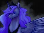 blue_body blue_feathers blue_hair crown eyes_closed feathered_wings feathers female feral hair headgear horn long_hair royalty sad solo wings ninetail-fox friendship_is_magic hasbro my_little_pony mythology princess_luna_(mlp) equid equine mammal mythological_creature mythological_equine winged_unicorn 2013