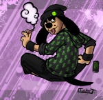 abstract_background beanie beauty_mark black_nose canine cigar clothing dog floppy hoodie looking_back monster_energy_drink piercing short_tail sitting solo thick_eyebrows tongue tongue_out tongue_piercing tuckdawg wristband
Rating: Safe
Score: 0
User: Eman_Resu
Date: June 14, 2013