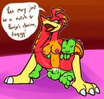 2024 4_toes amphibian anthro anthro_on_anthro anthro_penetrated anthro_penetrating anthro_penetrating_anthro avian balls banjo-kazooie beak big_breasts blush bodily_fluids breasts breegull claws cum cum_from_pussy cum_in_pussy cum_inside cum_on_penis dialogue dominant dominant_anthro dominant_female duo english_text erection feather_hands feathers feet female female_penetrated frog frogdor genital_fluids genitals green_balls green_body green_eyes green_penis green_pupils green_skin head_grab interspecies kazooie leg_grab looking_down male male/female male_penetrating male_penetrating_female nipples open_mouth orange_beak orange_body orange_feathers orgasm penetration penis pink_nipples pupils rareware red_body red_feathers sex smile smirk speech_bubble submissive submissive_anthro submissive_male talons text thick_thighs thigh_grab toe_claws toes trans_(lore) trans_woman_(lore) ultilix vaginal vaginal_penetration white_claws yellow_beak