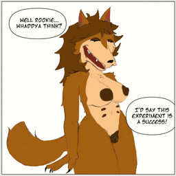 6_nipples animal_genitalia animal_vulva anthro breasts brown_body brown_fur canine_genitalia dialogue eyes_closed female fur genitals hair multi_nipple nipples nude open_mouth simple_background smile solo speech_bubble tail tail_motion tailwag tan_underbelly teeth vulva luckyhomie mythology doc_(luckyhomie) canid canine mammal mythological_canine mythological_creature werecanid werecanine werecreature werewolf 1:1 animated digital_media_(artwork) monochrome no_sound short_playtime video