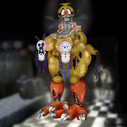 anthro beak bib big_breasts big_butt bodily_fluids breasts butt claws damaged_clothing eyelashes feet female glistening glistening_body huge_breasts huge_thighs long_eyelashes machine nails open_beak open_mouth reflection saliva sharp_nails sharp_teeth sharp_toenails solo steam steamy_breath talons teeth thick_thighs toenails toes wide_hips passiona_roo five_nights_at_freddy's five_nights_at_freddy's_2 scottgames withered_chica_(fnaf) animatronic avian bird chicken galliform mammal phasianid robot 1:1 hi_res