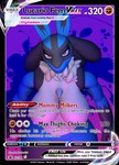 abstract_background angry anthro big_breasts blue_body blue_fur breasts card female fur genitals huge_breasts looking_at_viewer nipples nude pokemon_card pussy red_eyes solo standing text thick_thighs trading_card trading_card_game wide_hips smokedsoul35 nintendo pokemon pokemon_tcg canid canine canis generation_4_pokemon lucario mammal pokemon_(species) 3d_(artwork) digital_media_(artwork) english_text